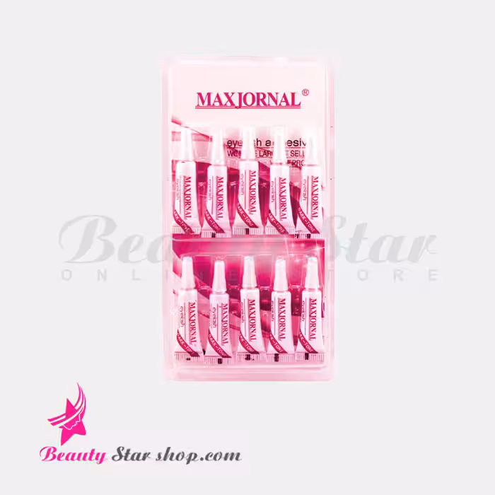 چسب مژه مکس ژورنال 10 عددی حجم 1.5 گرمی