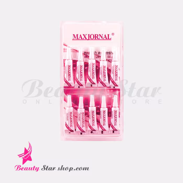 چسب مژه مکس ژورنال 10 عددی حجم 1.5 گرمی
