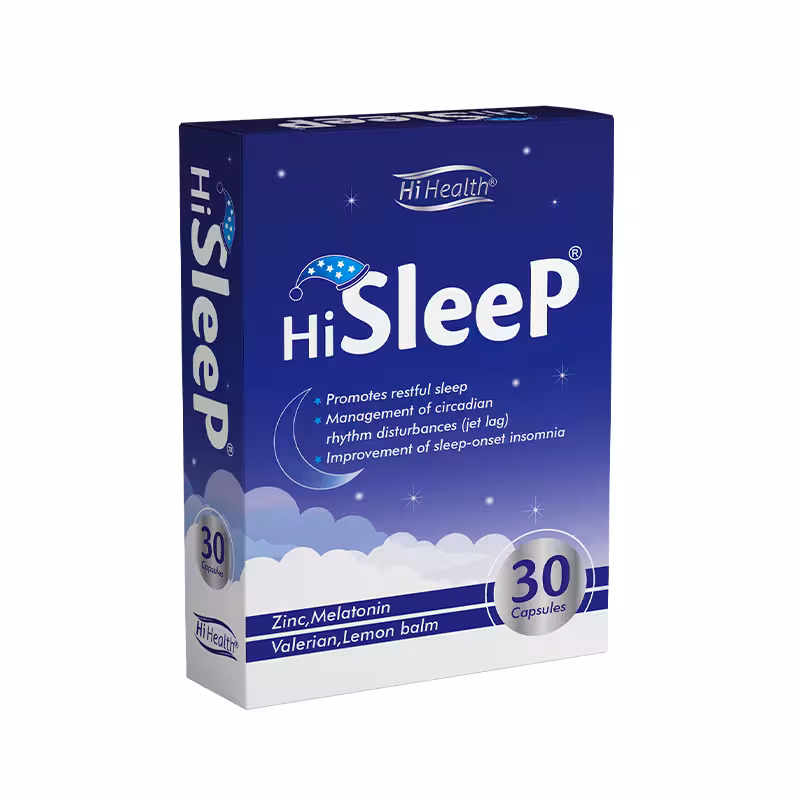 کپسول های اسلیپ های هلث 30 عددی HI HEALTH HI SLEEP