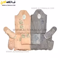 سرویس حوله عروس و داماد 10تکه گلدوزی DURUL