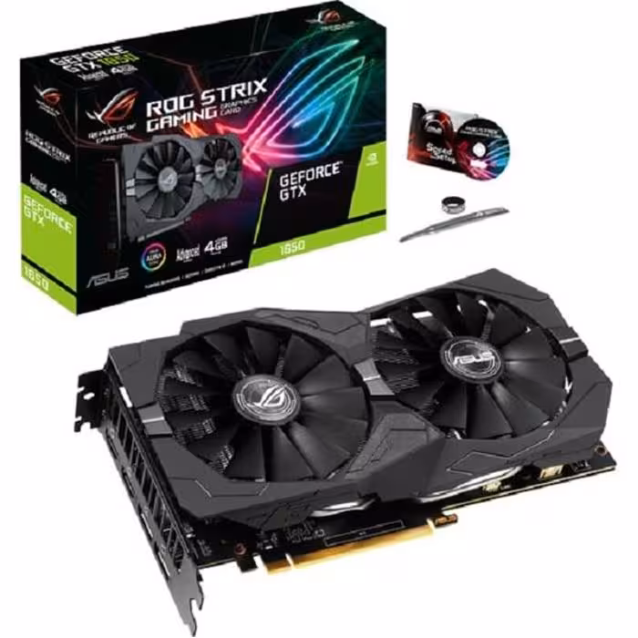 کارت گرافیک ایسوس مدل ROG-STRIX-GTX1650-A4G-GAMING با حافظه 4 گیگابایت