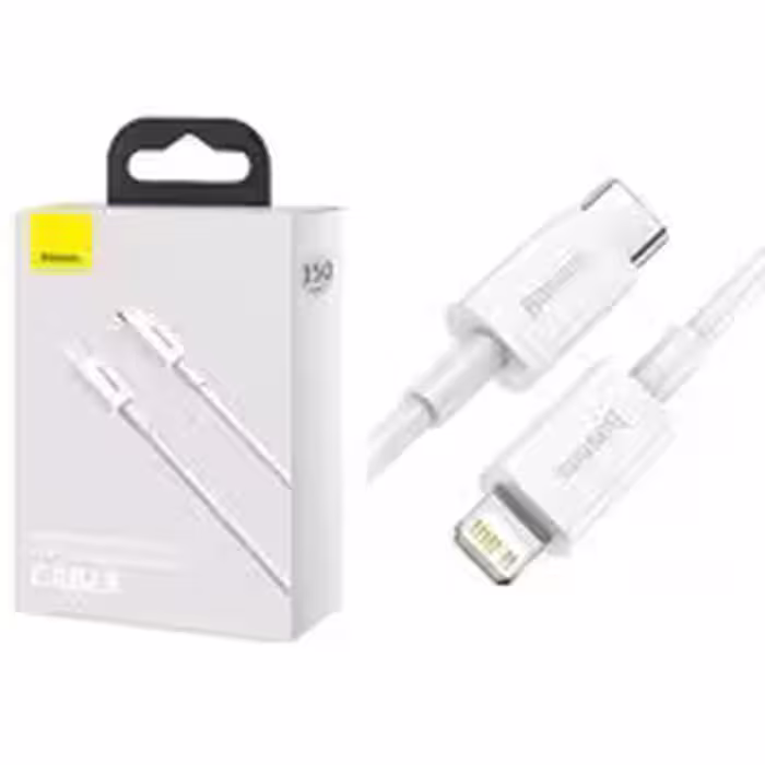 کابل شارژ ودیتا Type C به Lightning 1.5 متری فست PD 20W Baseus CATLYS-B02 با گارانتی یاس ارتباط