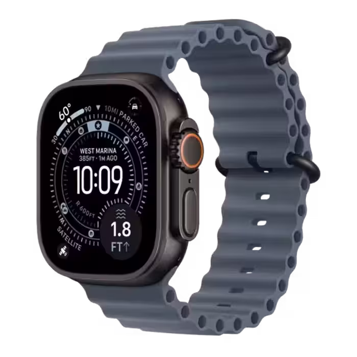 ساعت هوشمند اپل مدل Watch Ultra 3 سایز 49 میلی متری Apple Watch Ultra 3 Black Titanium Case 49mm Ocean Band