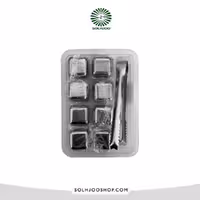 قالب یخ استیل نقره ای 8 عددی