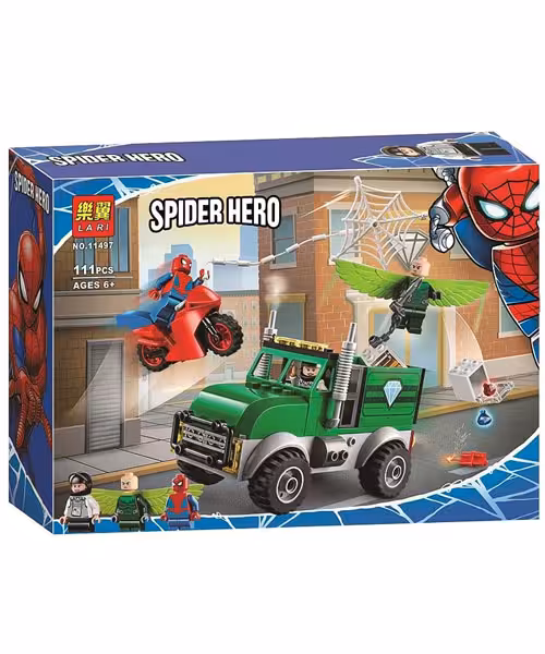 لگوی 111 قطعه قهرمان عنکبوتی LARI 11497