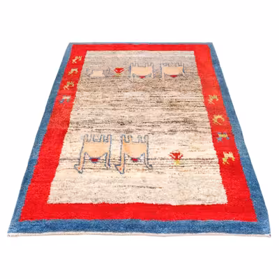 گبه دستباف ذرع و نیم سی پرشیا کد 152062