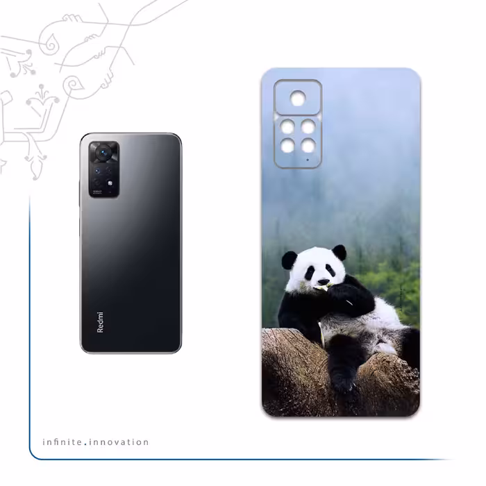 برچسب پوششی ماهوت مدل Panda مناسب برای گوشی موبایل شیائومی Redmi Note 11 Pro 5G