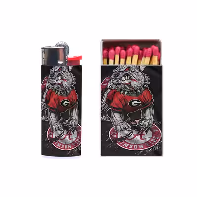 فندک مدل سگ  کد 707 به همراه کبریت