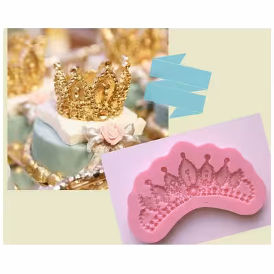 سیلیکون قالب گیری به گز مدل تاج پرنسس