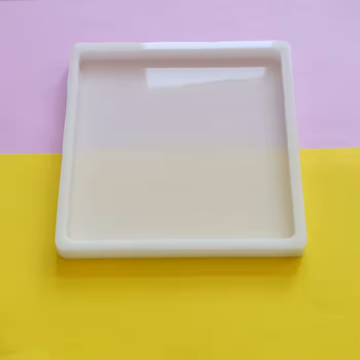 قالب رزین مدل زیر لیوانی طرح مربع کد SQ1