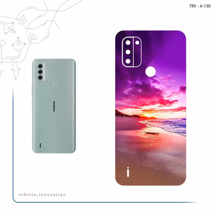 برچسب پوششی ماهوت مدل Sunset مناسب برای گوشی موبایل نوکیا C31