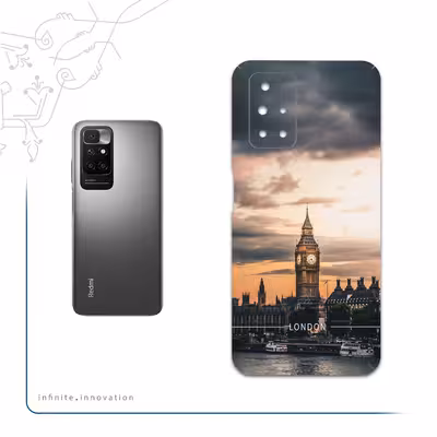 برچسب پوششی ماهوت مدل London-City مناسب برای گوشی موبایل شیائومی Redmi 10 Prime