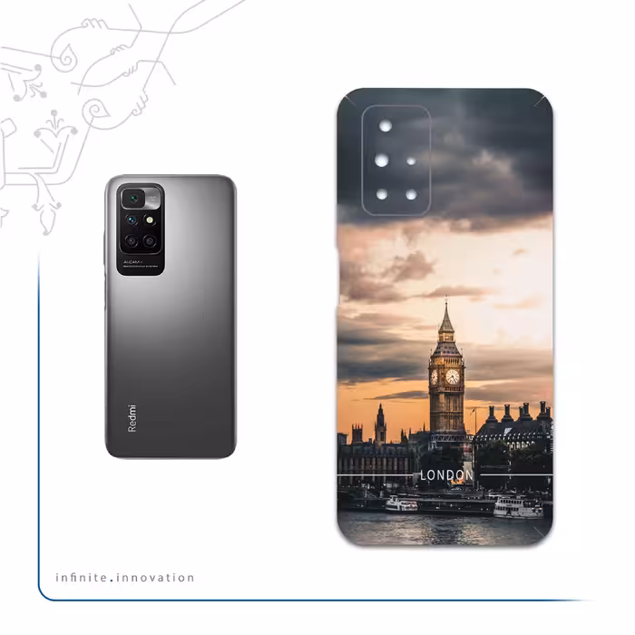 برچسب پوششی ماهوت مدل London-City مناسب برای گوشی موبایل شیائومی Redmi 10 Prime