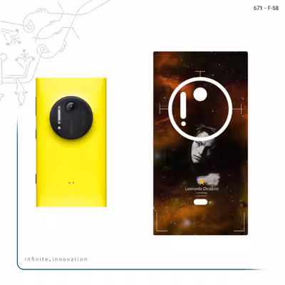 برچسب پوششی ماهوت مدل Leonardo Dicaprio مناسب برای گوشی موبایل نوکیا Lumia 1020