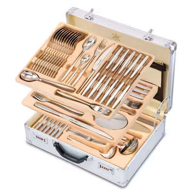 سرویس قاشق و چنگال 129 پارچه پرنس هوم  مدل UNIQUE کد 5792