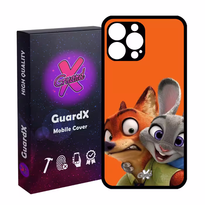 کاور گارد ایکس طرح Zootopia مدل Glass10047 مناسب برای گوشی موبایل اپل iPhone 13 Pro Max