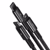 کابل تبدیل USB به USB-C / MICRO USB / لایتنینگ باسئوس مدل CAMLTWJ-01 طول 1.5 متر