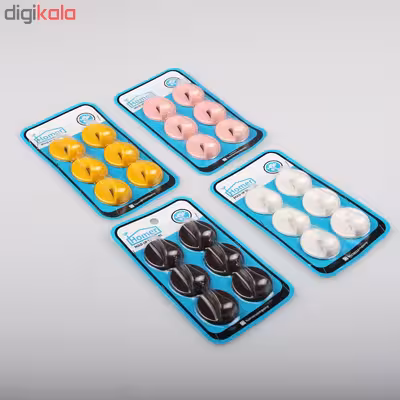 آویز حوله هومر کد G6 بسته 6 عددی