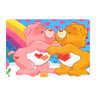 پازل 54 تکه طرح خرس های مهربان مدل P427