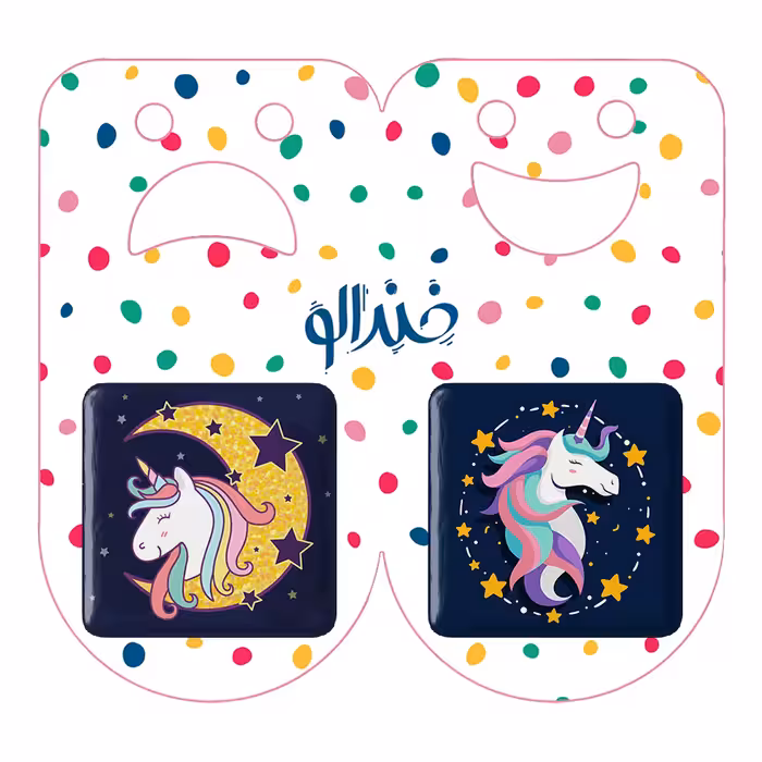 پیکسل خندالو مدل اسب تک شاخ یونیکورن کد 11151119 مجموعه 2 عددی 