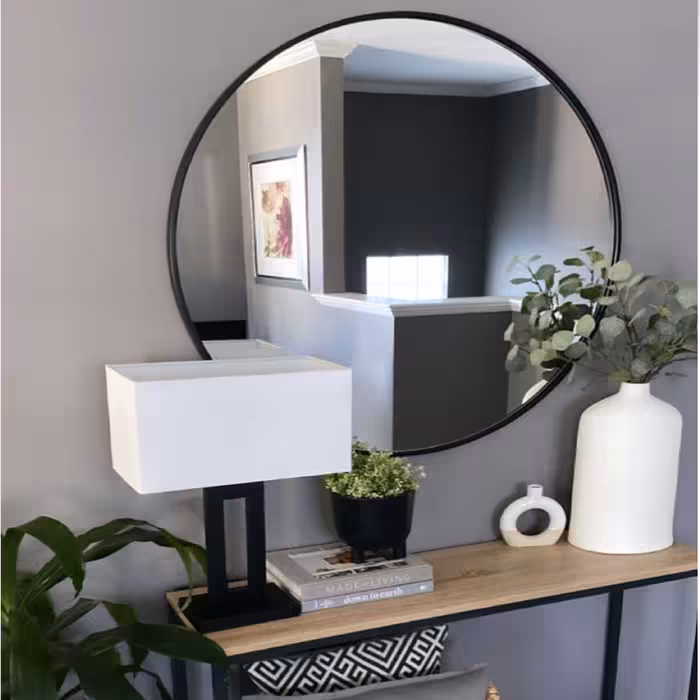 آینه مدل گرد طرح ظریف کد F-60