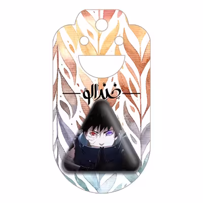 پیکسل خندالو طرح اوبیتو انیمه ناروتو مدل مثلثی کد 11258