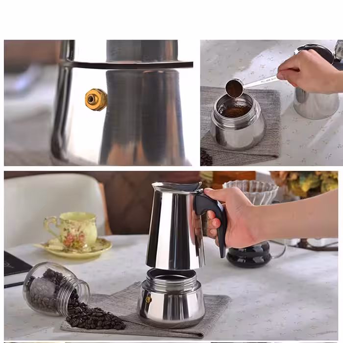 اسپرسو ساز مدل 4 کاپ 