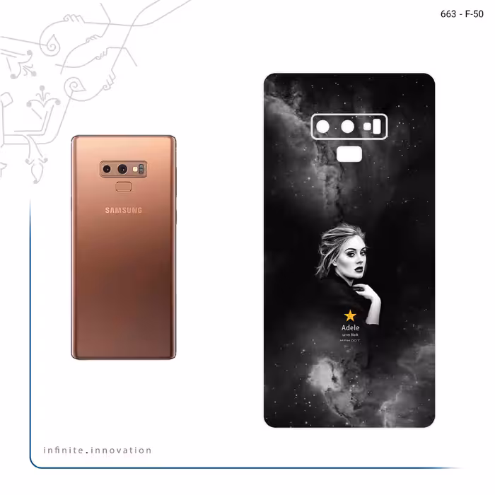 برچسب پوششی ماهوت مدل Adele مناسب برای گوشی موبایل سامسونگ Galaxy Note 9
