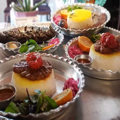 سینی مدل لب کنگره کد 28 مجموعه 3 عددی