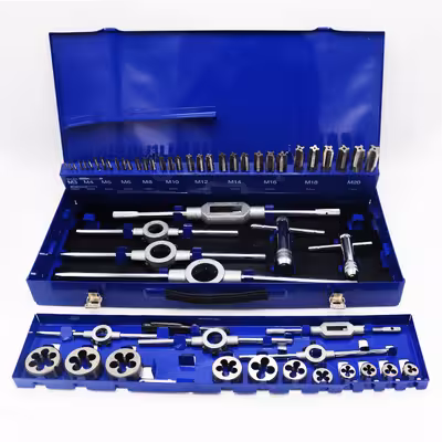 مجموعه 56 عددی حدیده و قلاویز مدل بلک بول کد YP-AL056