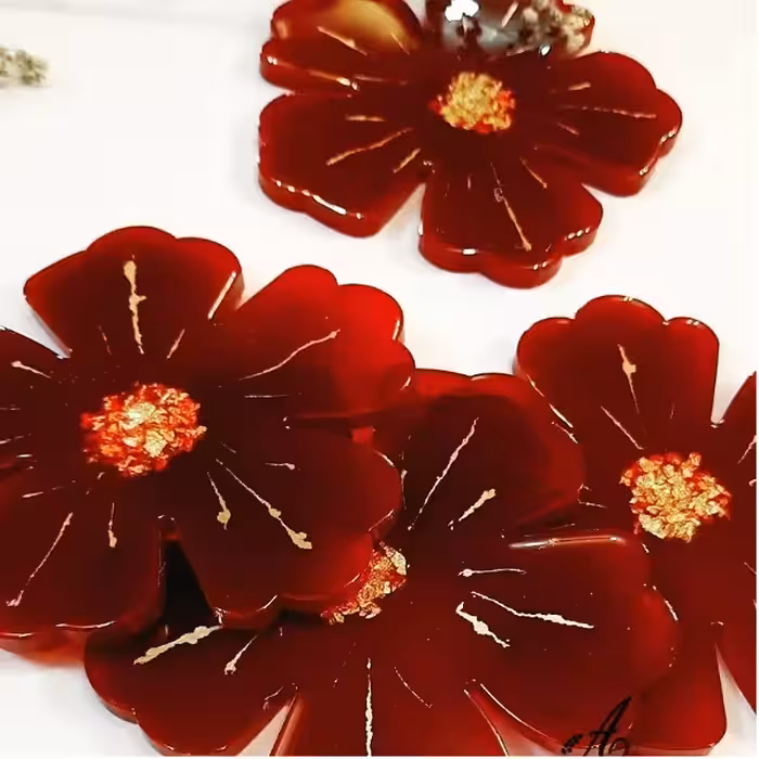 قالب رزین مدل  گل پنج پر کد dr-700