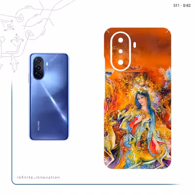 برچسب پوششی ماهوت مدل Persian miniature 2 مناسب برای گوشی موبایل هوآوی Nova Y70 Plus
