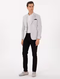 شلوار جین اسلیم فیت مردانه مشکی کاشارل