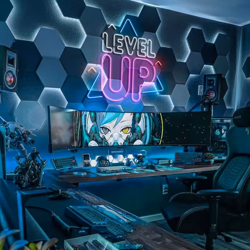 تابلو نئون گیم نت کد GAME008