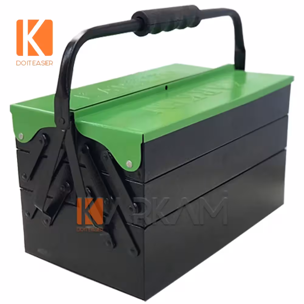 جعبه ابزار فلزی 35 سانت سه طبقه کارکم 353