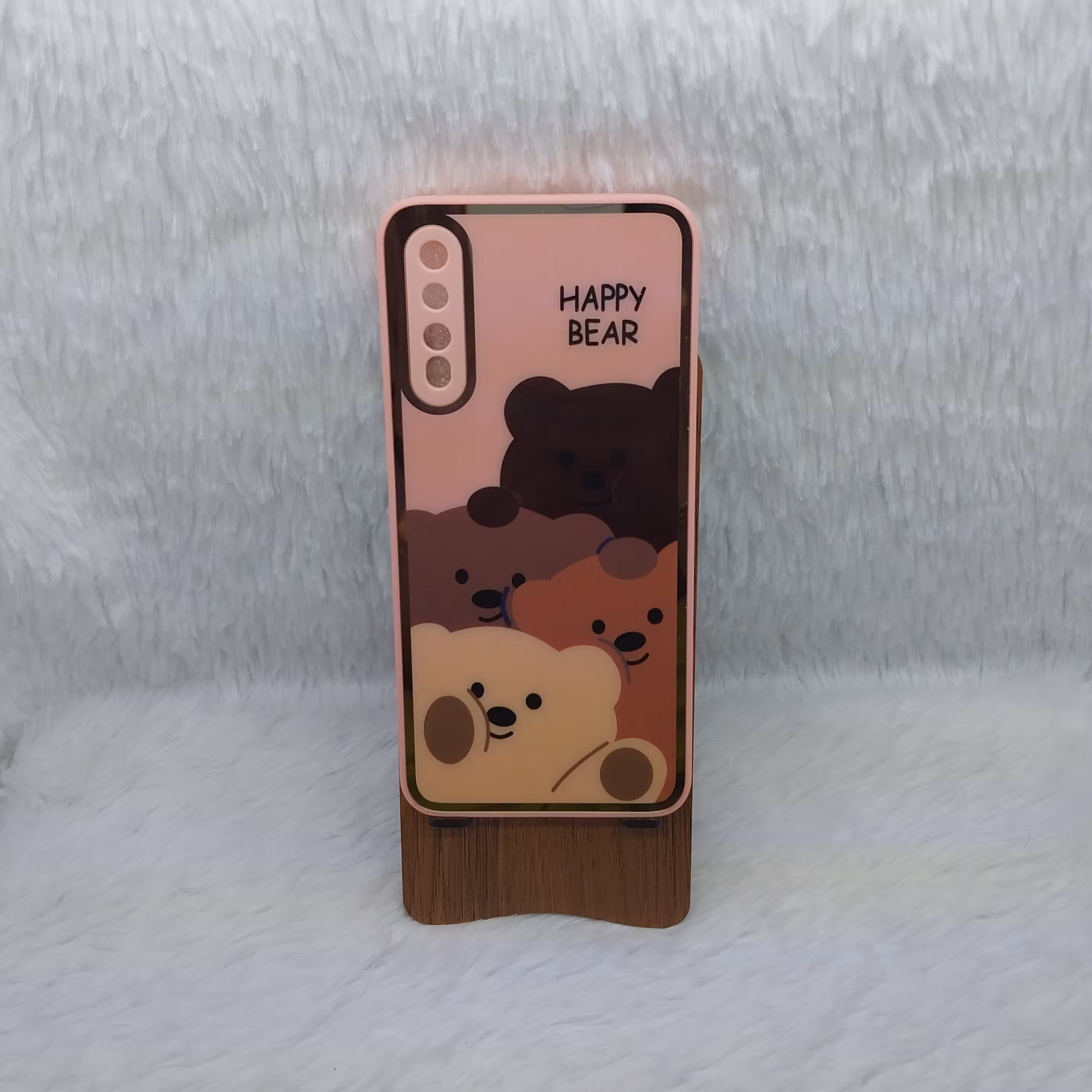 قاب گوشی A50 A30s مدل پشت گلس گلدلاین طرح پاندا2 مناسب گوشی Samsung A50 A30s A50s