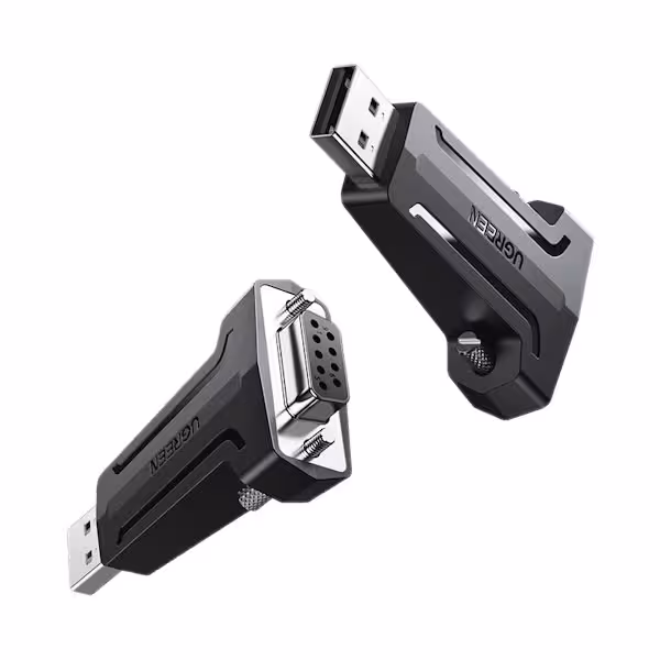 تبدیل USB-A 20 به DB9 RS-232 یوگرین مدل CM326 کد 80111