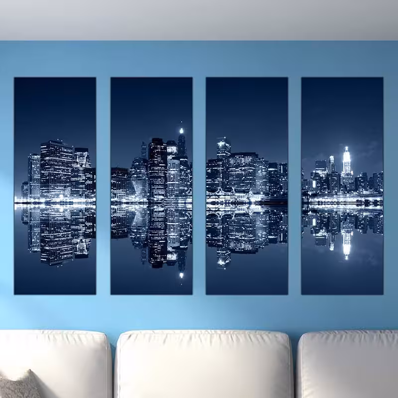 تابلو شاسی دنیای قابمدل 262 مجموعه 4 عددی | دنیای قاب