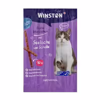تشویقی مدادی وینستون Winston  گربه طعم ماهی سالمون (10 عددی)