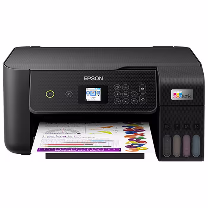 پرینتر چندکاره جوهرافشان رنگی اپسون (Epson)، سری EcoTank، مدل L3260، با قابلیت اسکن و کپی