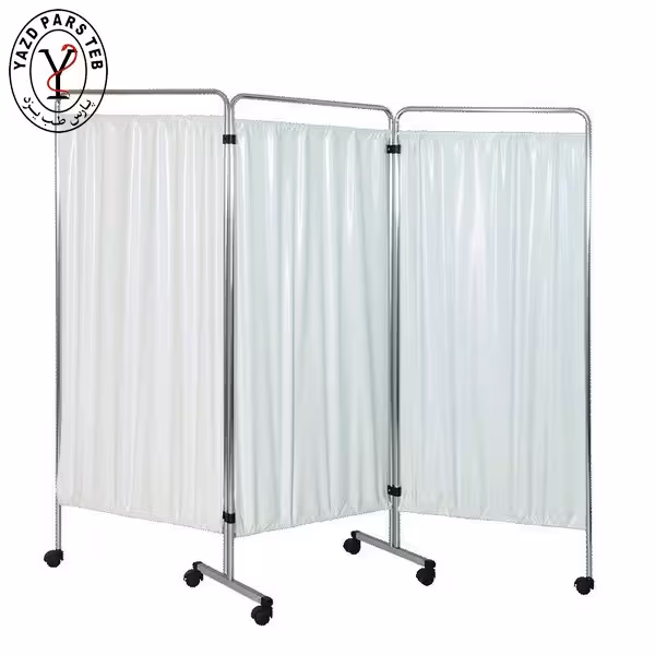 پاراوان لوله ای درجه 1رنگ استاتیک با پرده