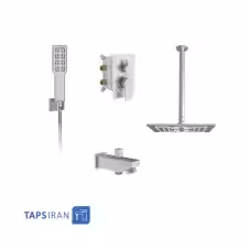 شیر حمام توکار شودر مدل رومر پلاس تیپ 4 - BRASS | شیرالات توکار شودر