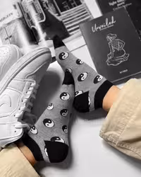 جوراب مچی آپتیمیست طرح یین یانگ