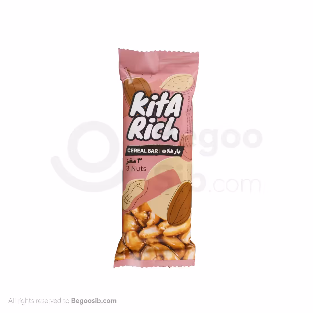 کیتاریچ انرژی بار غلات و 3مغز خوراکی 40 گرمی