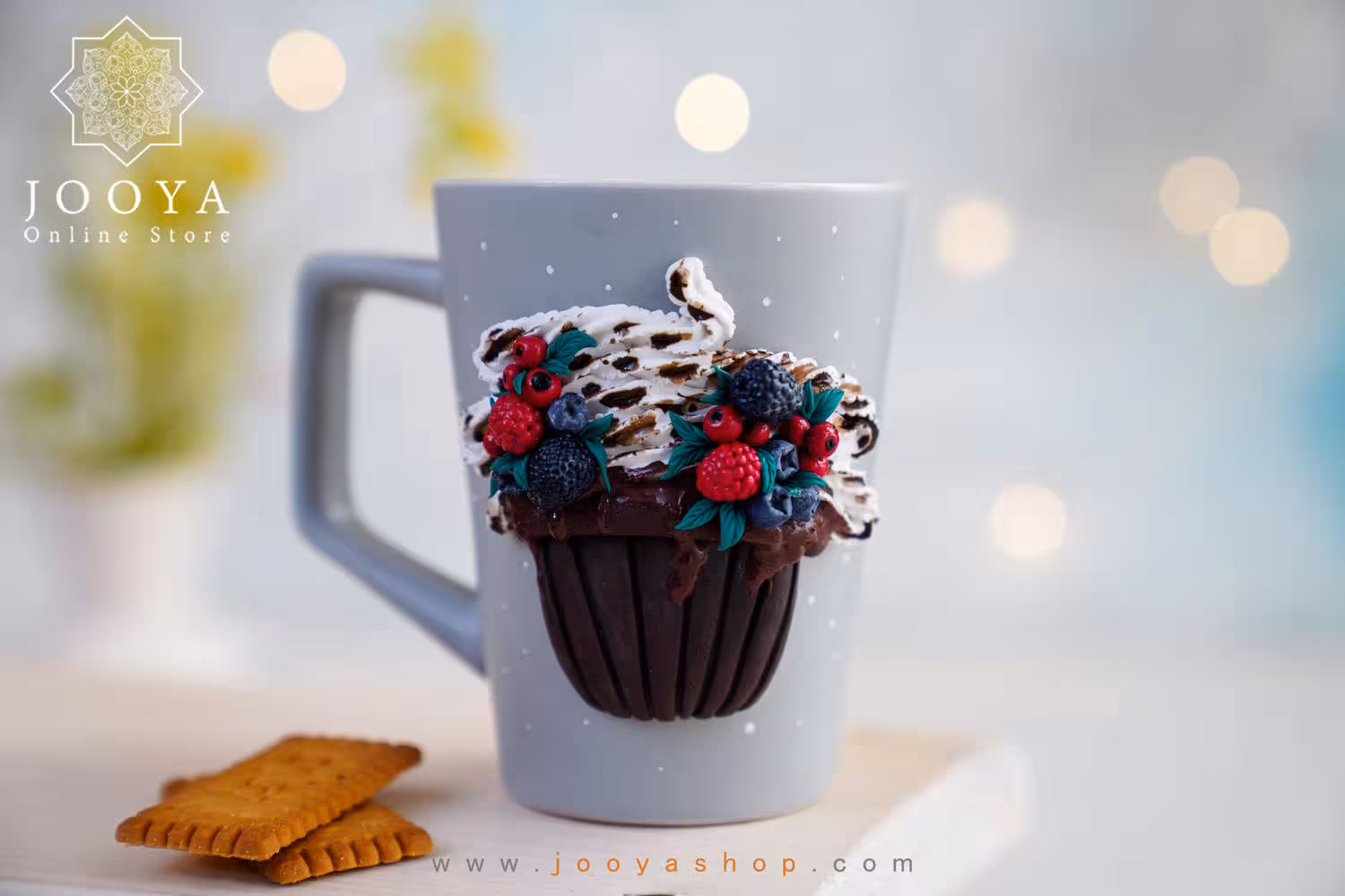 ماگ فانتزی سرامیکی کاپ کیک