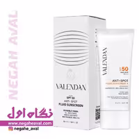 فلوئید ضدآفتاب ضدلک SPF50 بی رنگ ولندان
