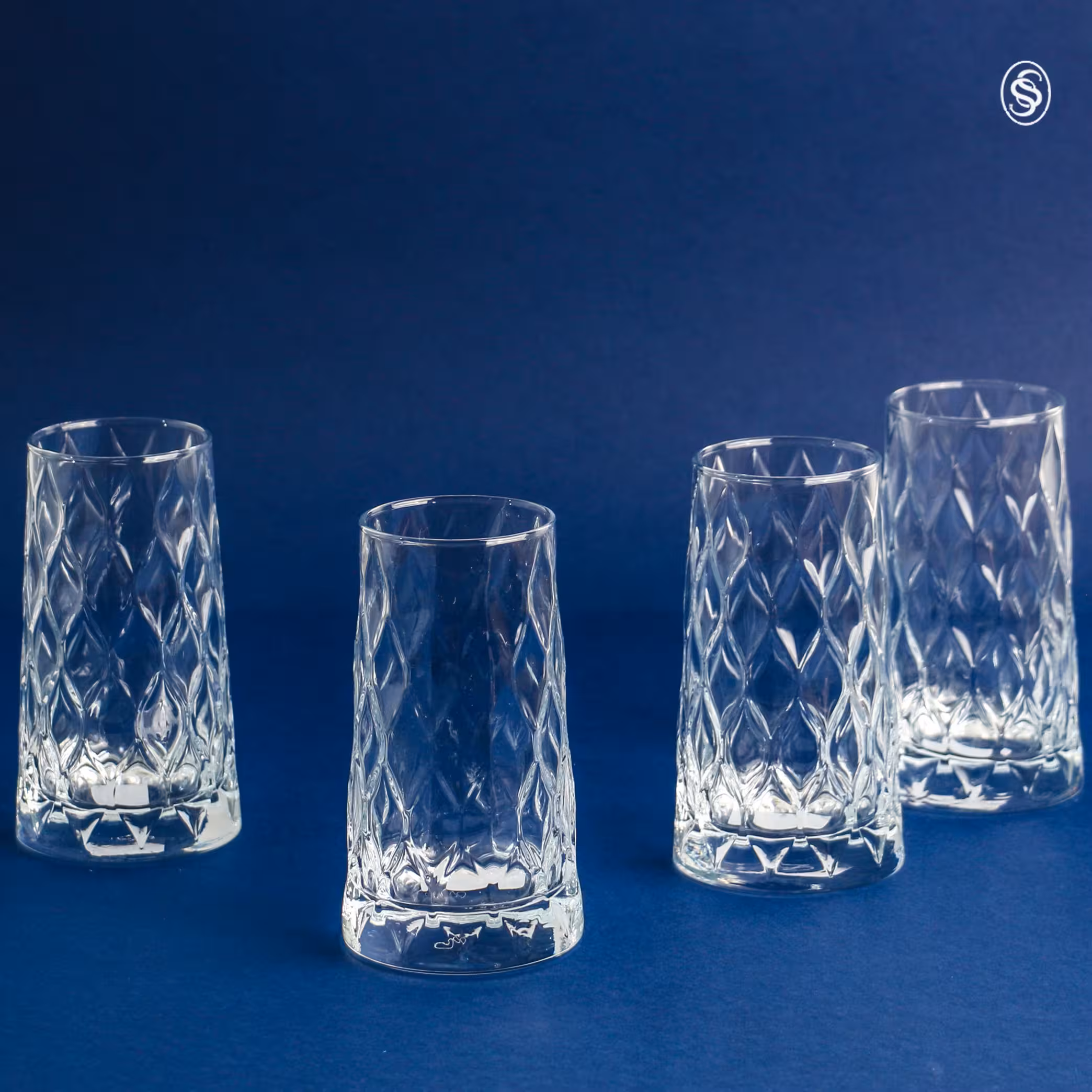 لیوان پاشاباغچه مدل Leafy کد 420855 مجموعه 4 عددی