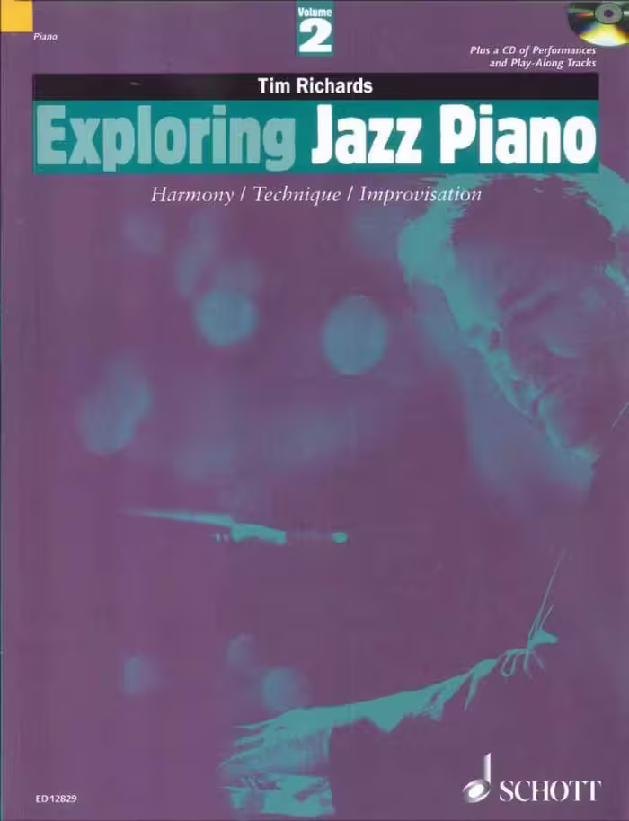 کتاب آموزش پیانو جاز Tim Richards_Exploring Jazz Piano Vol 2