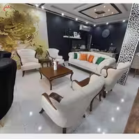 مبل 8 نفره طرح پینار، جنس چوب سوپر راش گرجستان، دارای رنگ بندی متنوع پارچه و بدنه
