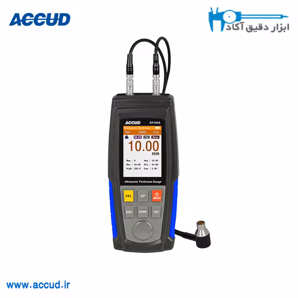 ضخامت سنج اولتراسونیک 220-1/2 میلی متر Accud (آکاد) مدل ST100